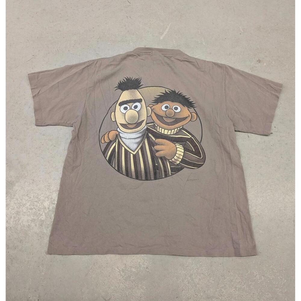 Rare Vintage 90s Bert & Ernie Buddy Wear Changes T-shirt